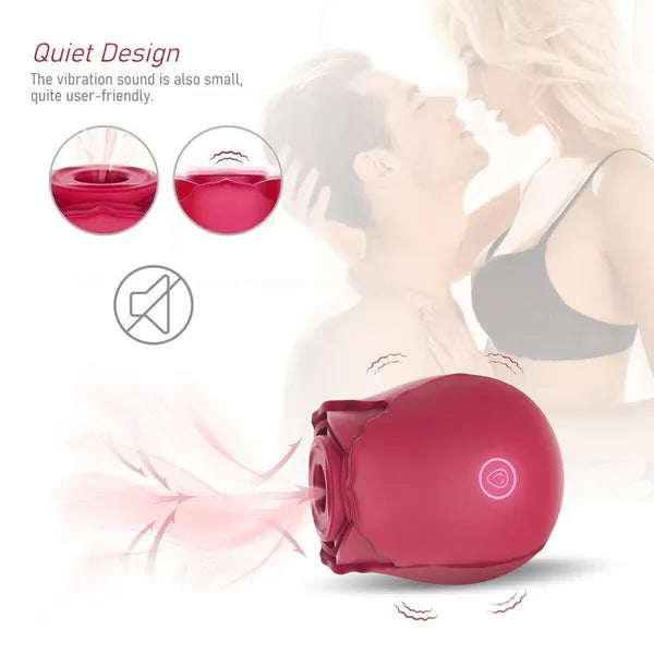 The Rose ten-speed personal massager in petal-shaped silicone — view 8