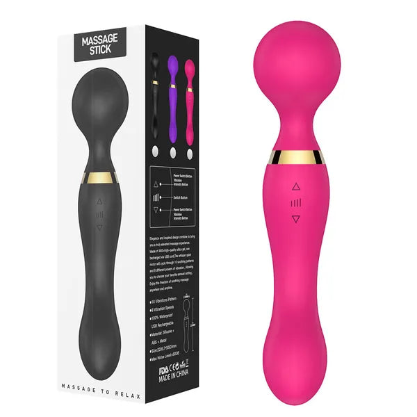 The Evening Wand multispeed personal massager with a flexible head