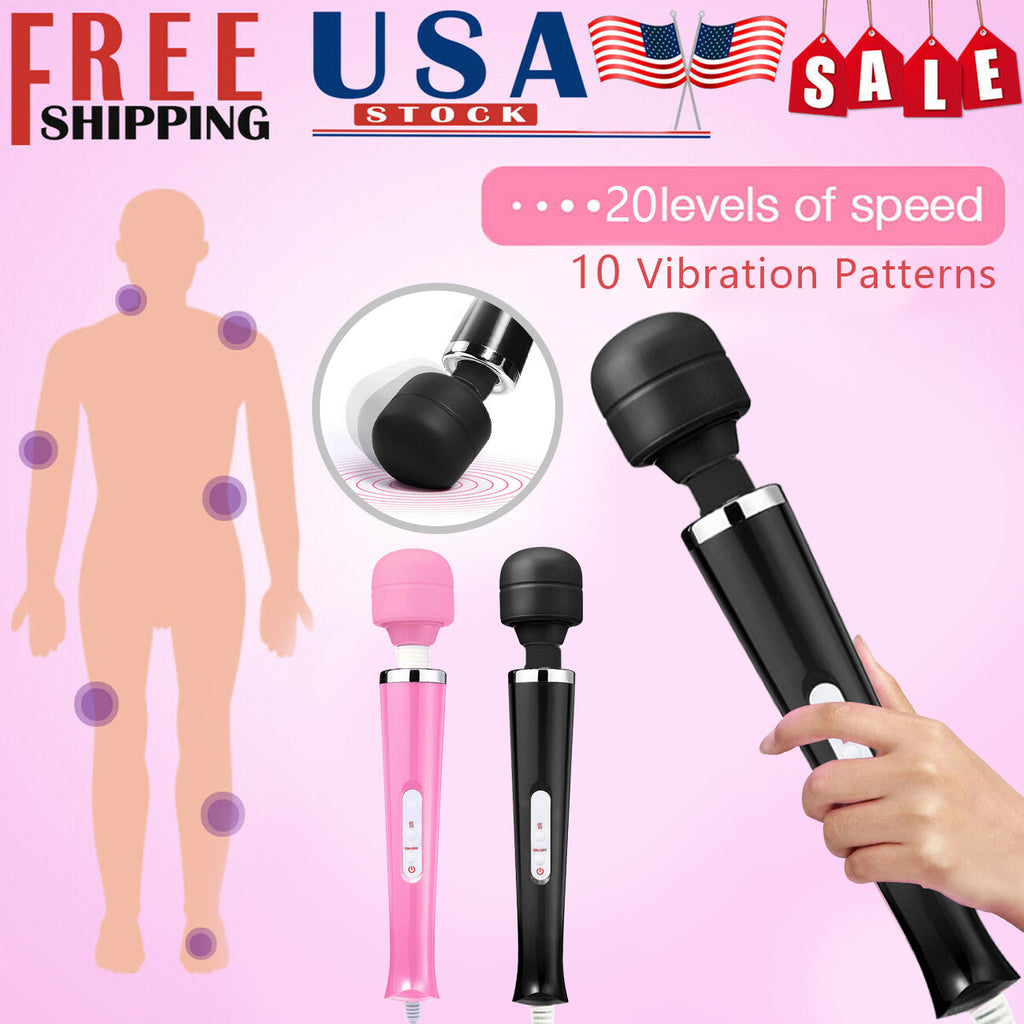 The Deep Calm Wand twenty-speed personal massager with a soft silicone head